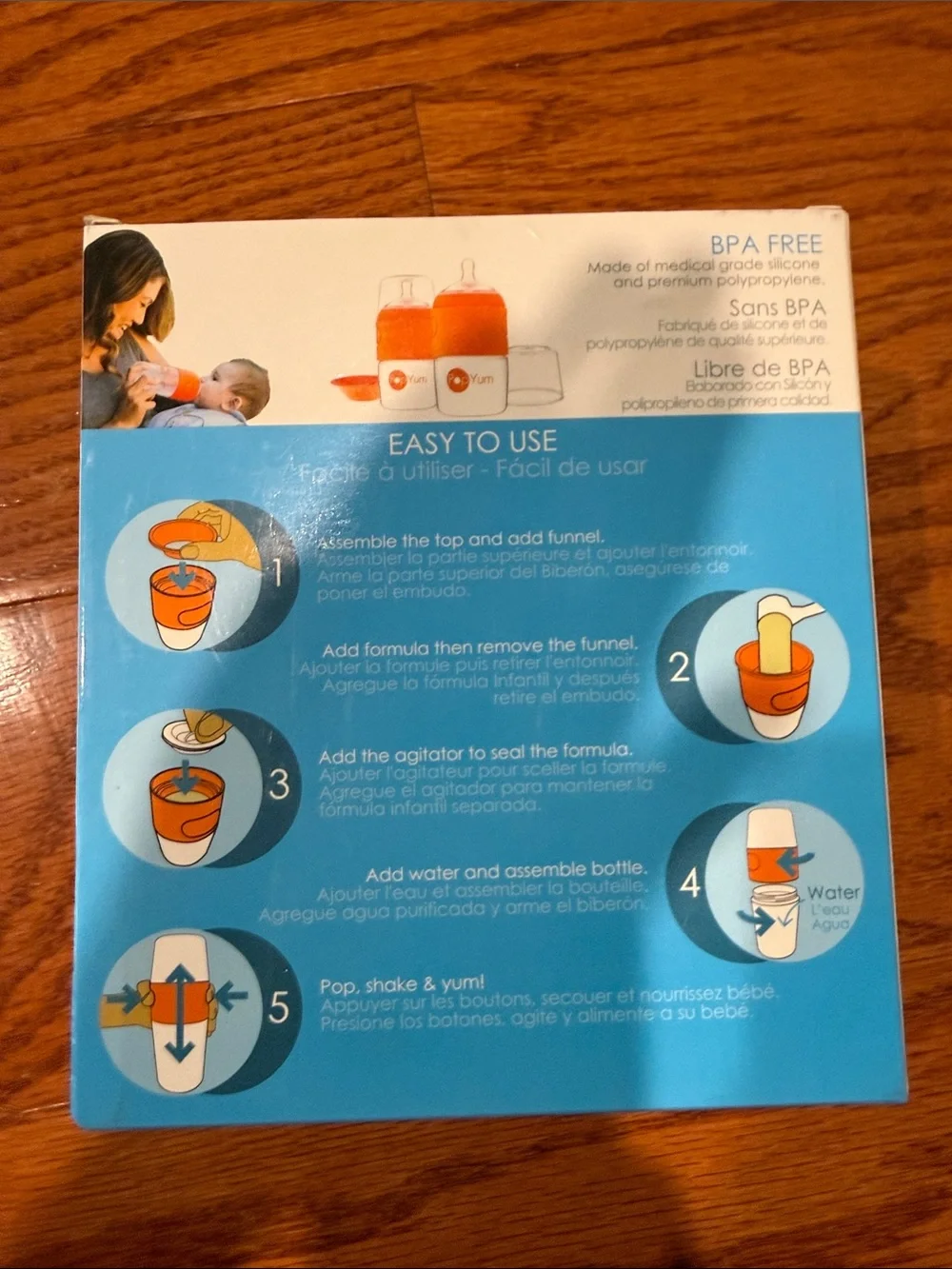 POP yum kids bottle